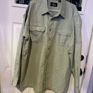 RedHead Sage Green Button-Up Shirt